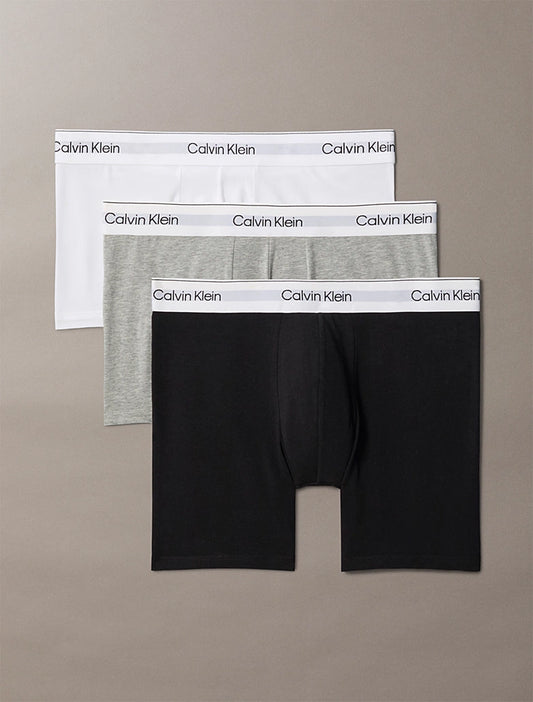 Calvin Klein 3 pack Boxer Brief Black/Grey Heather/White - Mojo Independent Store
