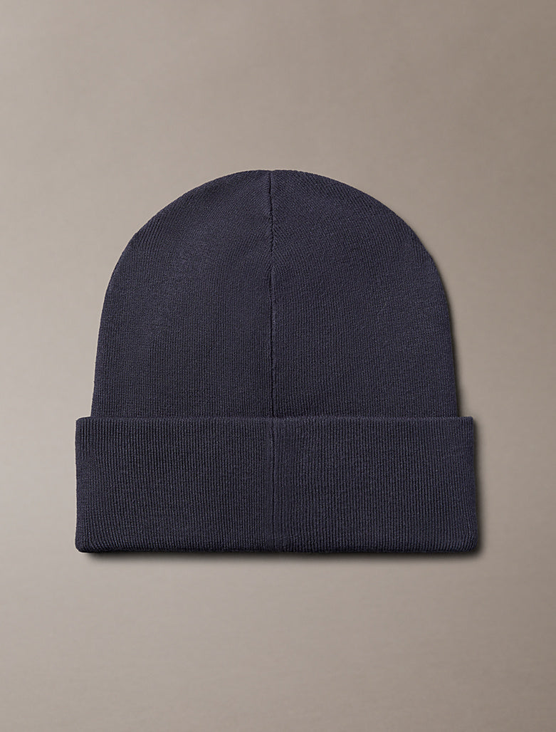 Calvin Klein Fine Rib Beanie Blue Nights - Mojo Independent Store
