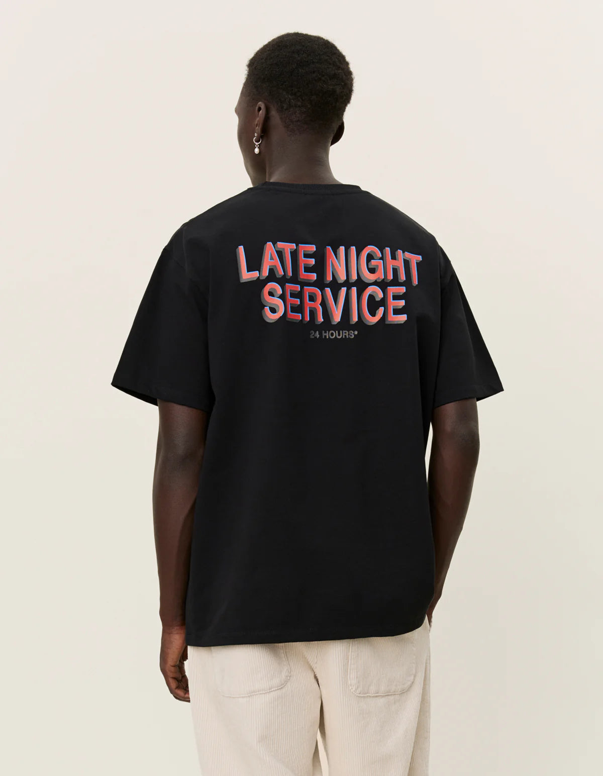 Les Deux Late Night Service T-shirt Black