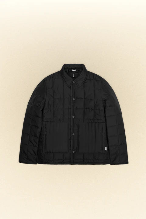 Rains Liner Shirt Jacket Black