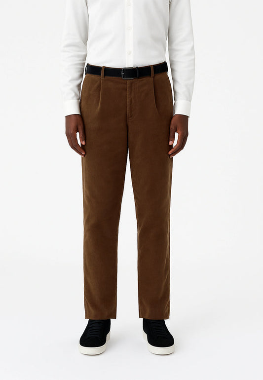 Ciszere Lou Cord Trousers Mocha Brown