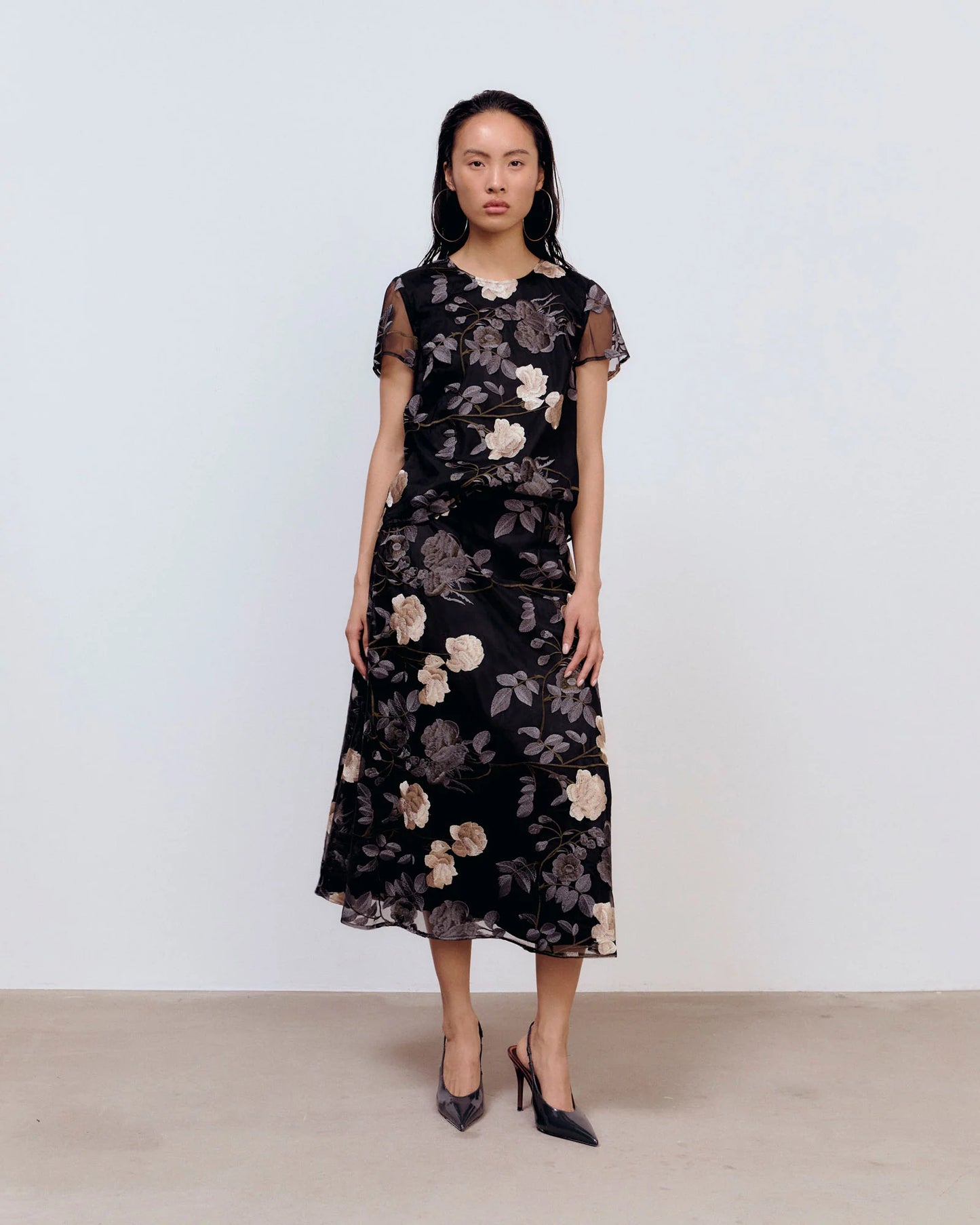 Ida Sjöstedt Lucy Top Grey Floral