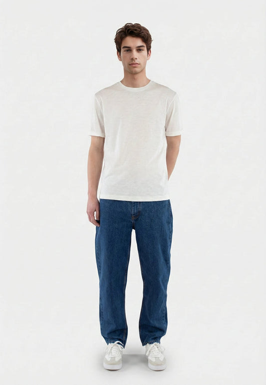 Ciszere Lung Melange T-Shirt off White