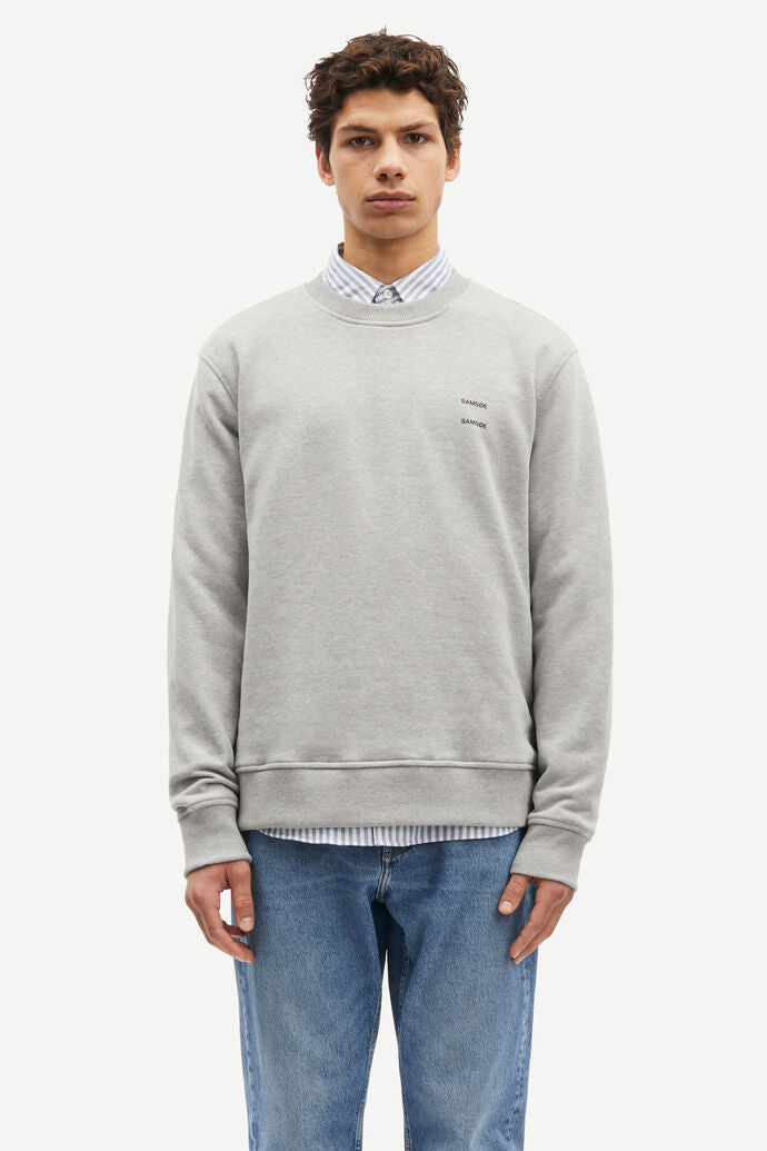 Samsøe Samsøe Joel Crew Neck Grey Melange