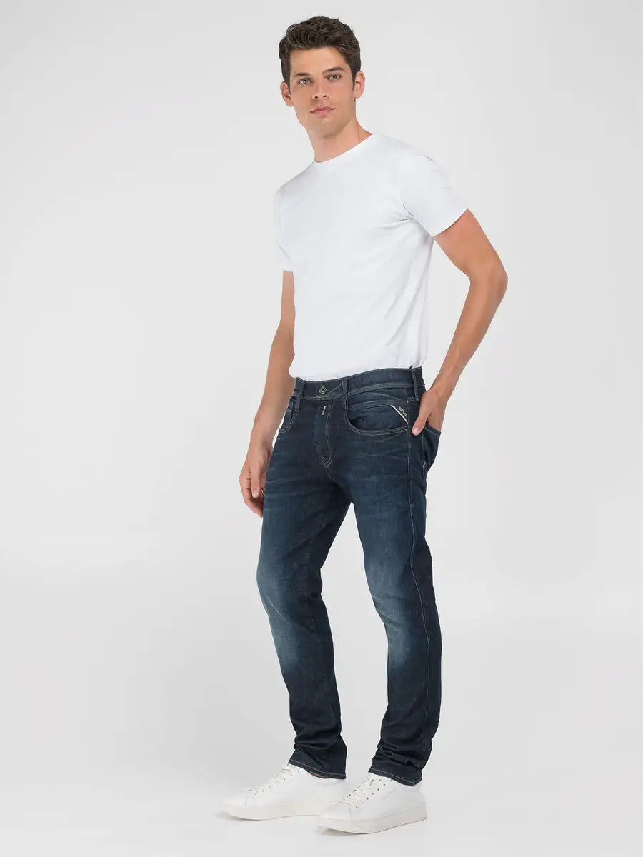 Replay Anbass Jeans Hyperflex Dark Blue