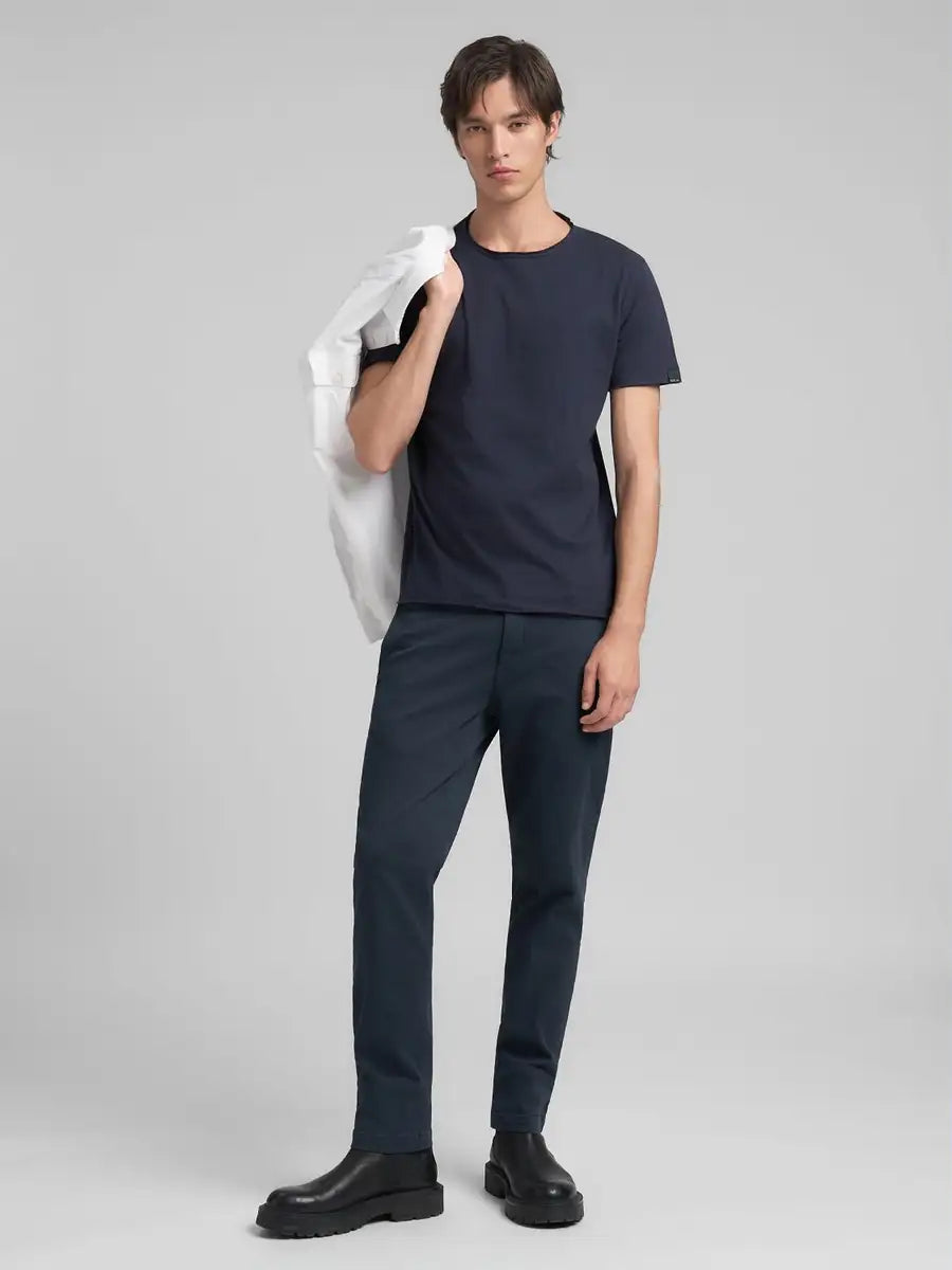 Replay Benni Hyperflex Regular Fit Chino Blue - Mojo Independent Store