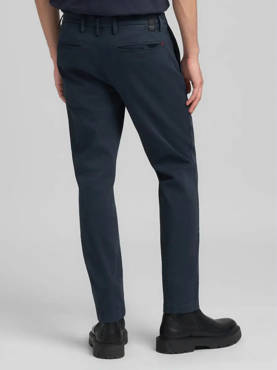 Replay Benni Hyperflex Regular Fit Chino Blue - Mojo Independent Store
