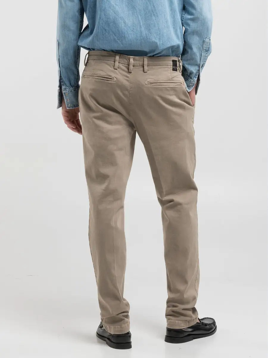 Replay Benni Hyperflex Regular Fit Chino Sand