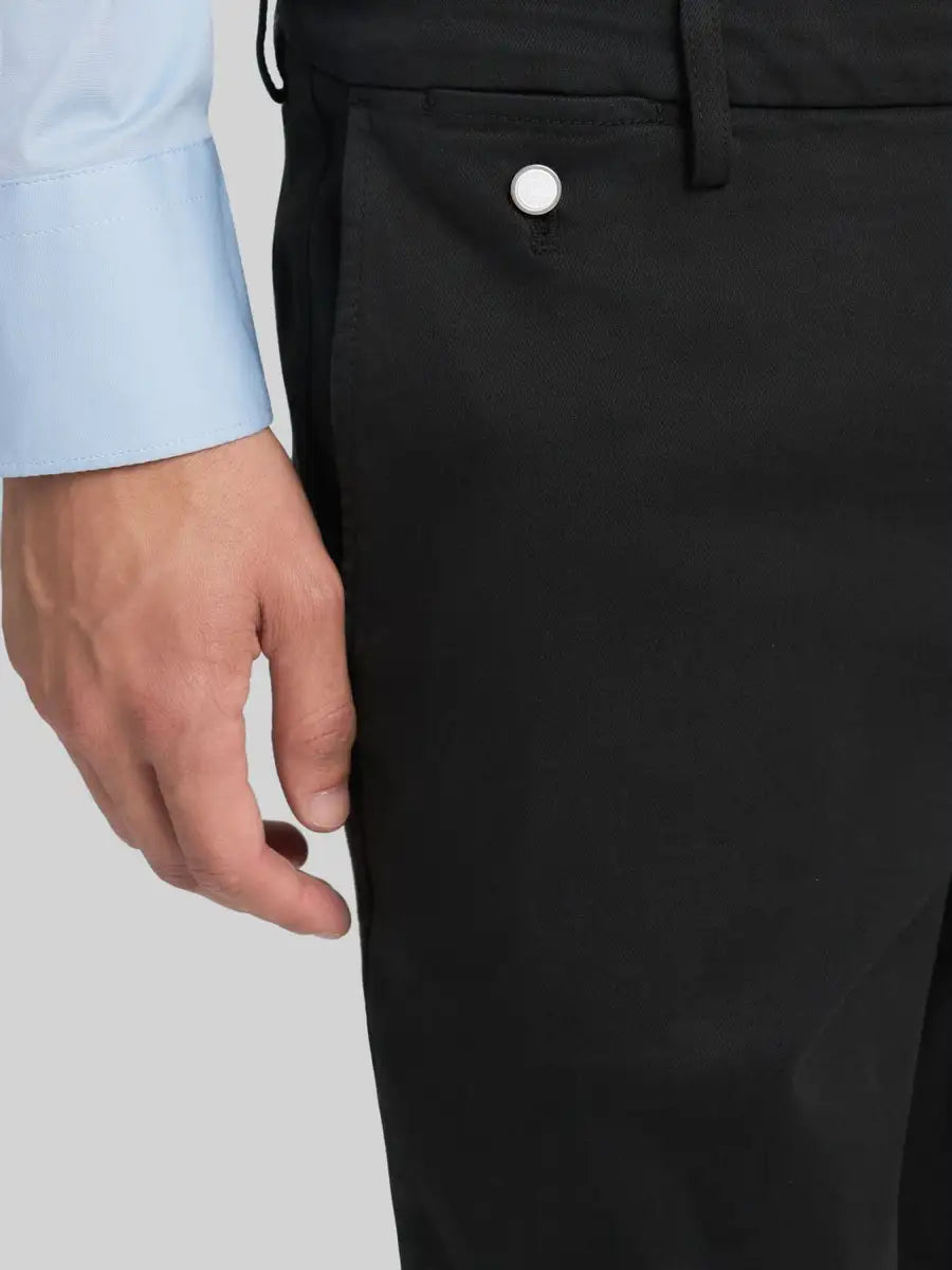Replay Benni Hyperflex Regular Fit Chino Black