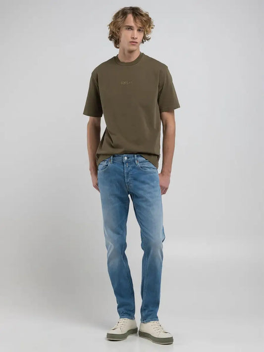 Replay Grover Jeans Medium Blue White Label - Mojo Independent Store