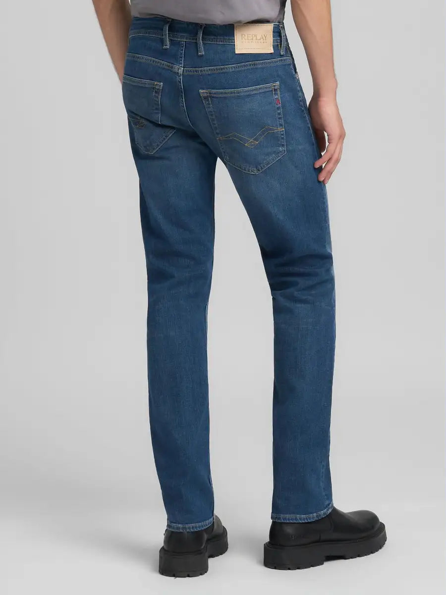 Replay Grover Jeans Dark Indigo Super Stretch Denim - Mojo Independent Store