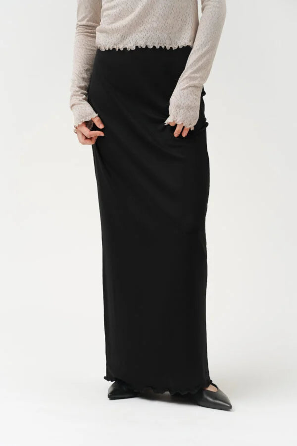 Residus Mae Maxi Skirt Black