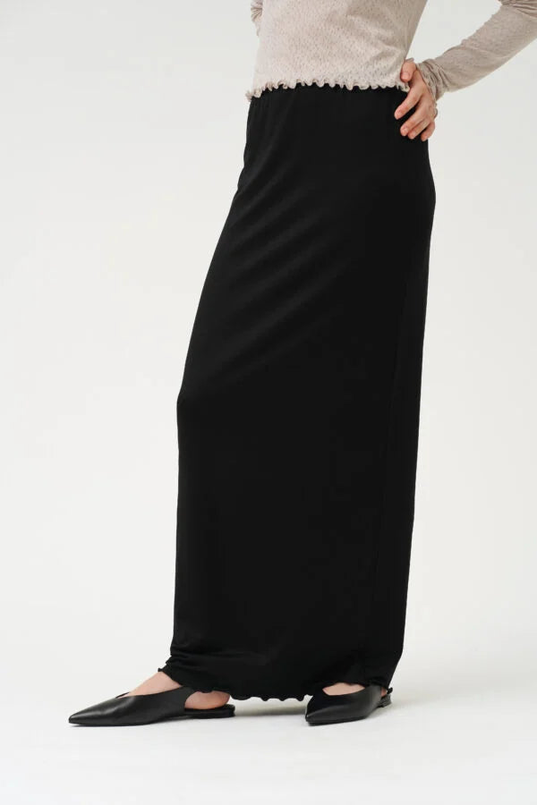 Residus Mae Maxi Skirt Black