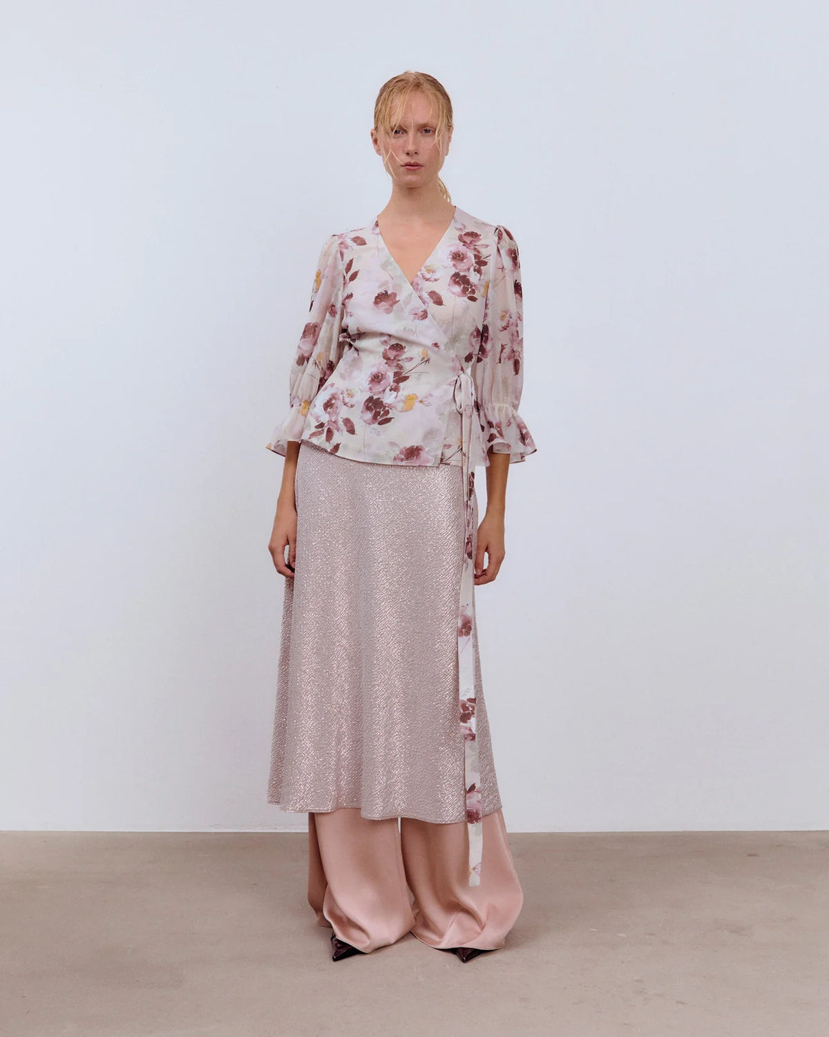 Ida Sjöstedt Cat Skirt Soft Pink Silver