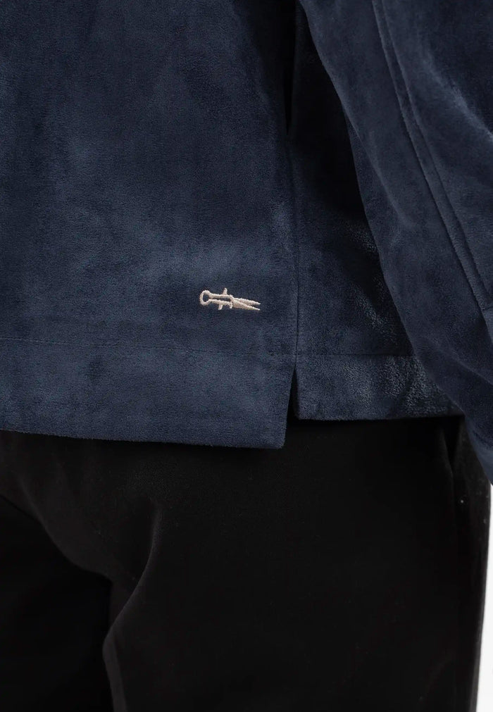 Ciszere Nash Vegan Suede Jacket Midnight Ocean
