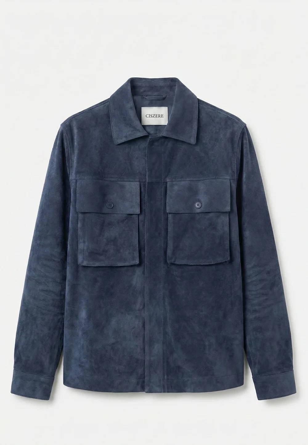 Ciszere Nash Vegan Suede Jacket Midnight Ocean