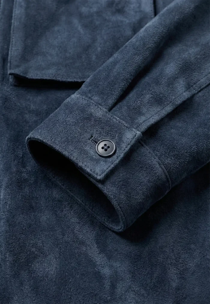 Ciszere Nash Vegan Suede Jacket Midnight Ocean