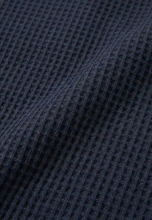 Ciszere Nelson Knitted Polo Midnight Ocean Blue - Mojo Independent Store