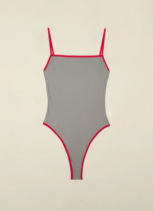 Bare Neo Swimsuit Grey/Red