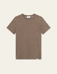 Les Deux Norregaard T-shirt Walnut Melange/ Orange