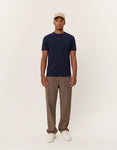 Les Deux Norregaard T-shirt Tonal Dark Navy