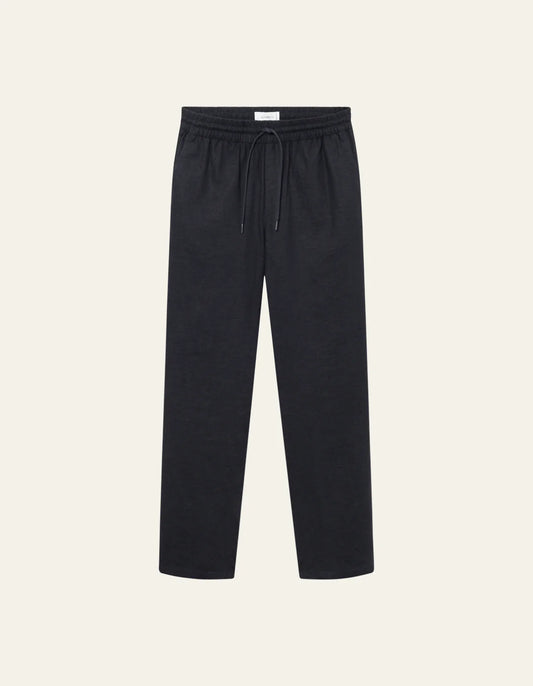 Les Deux Patrick Linen Pants Dark Navy