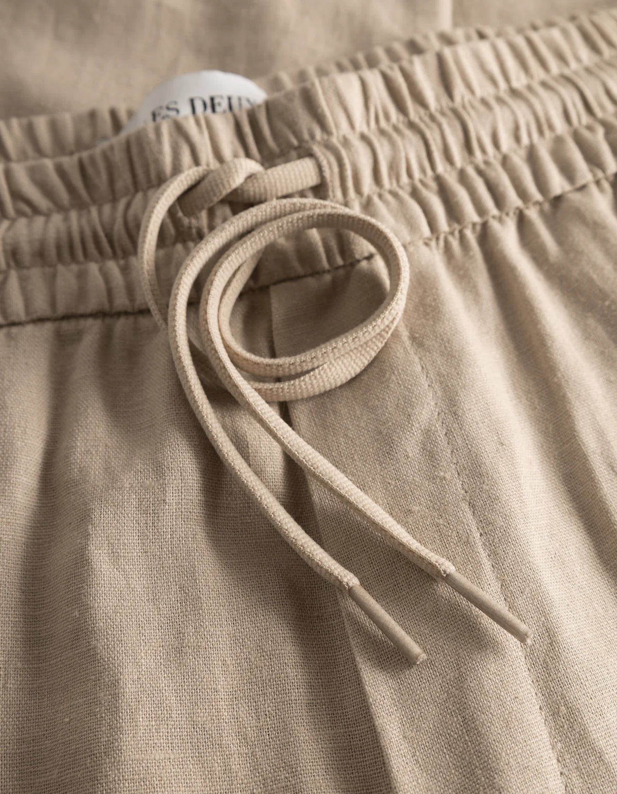 Les Deux Patrick Linen Pants Light Desert Sand