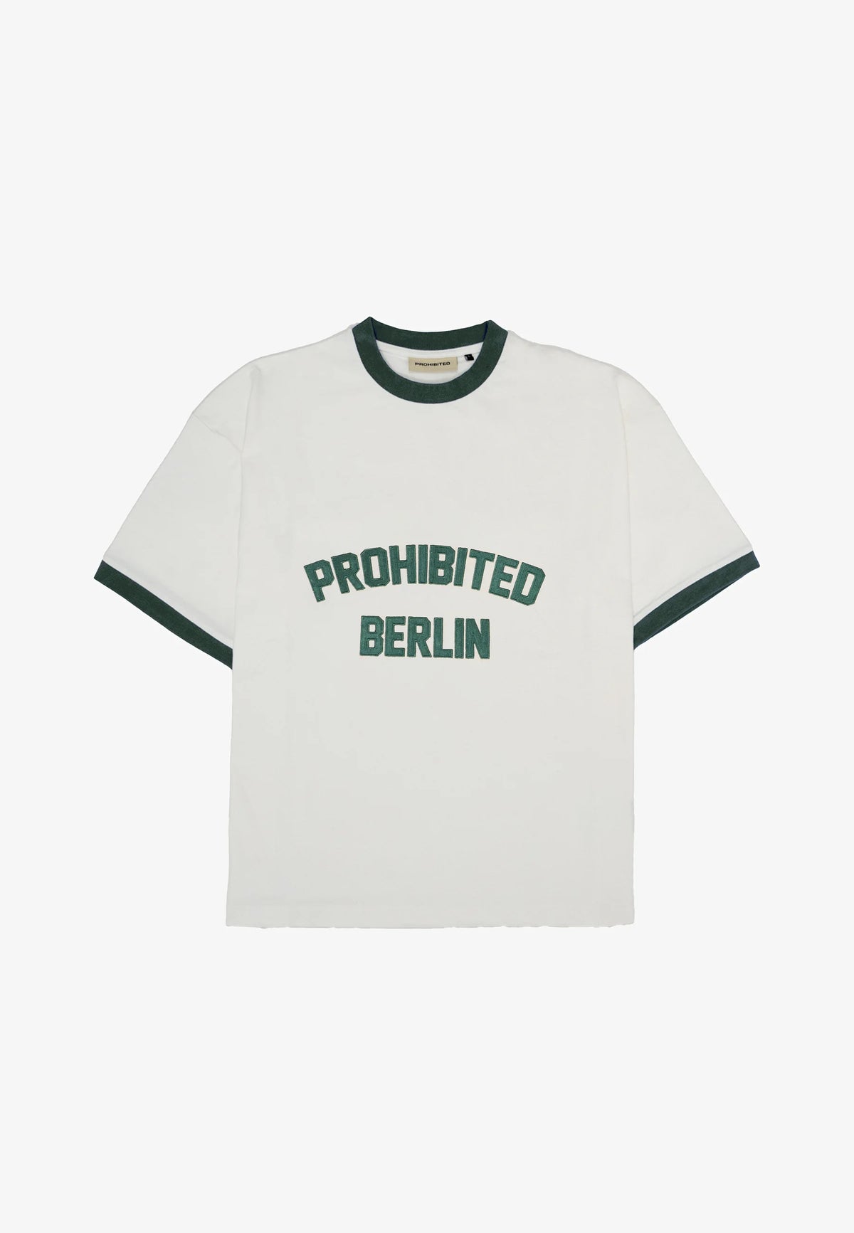 Prohibited Rush Contrast Tee Green