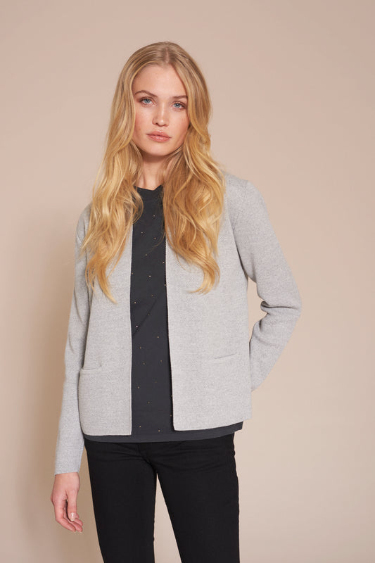 Sibin Linnebjerg Sense Cardigan Sweat Grey
