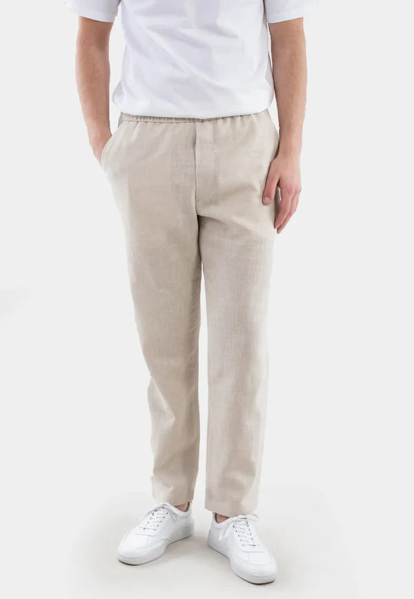 Ciszere Harlow Linen Trousers Sunburst Beige