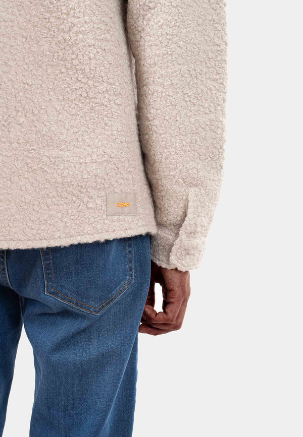 Ciszere Dani Boucle Overshirt Beige - Mojo Independent Store