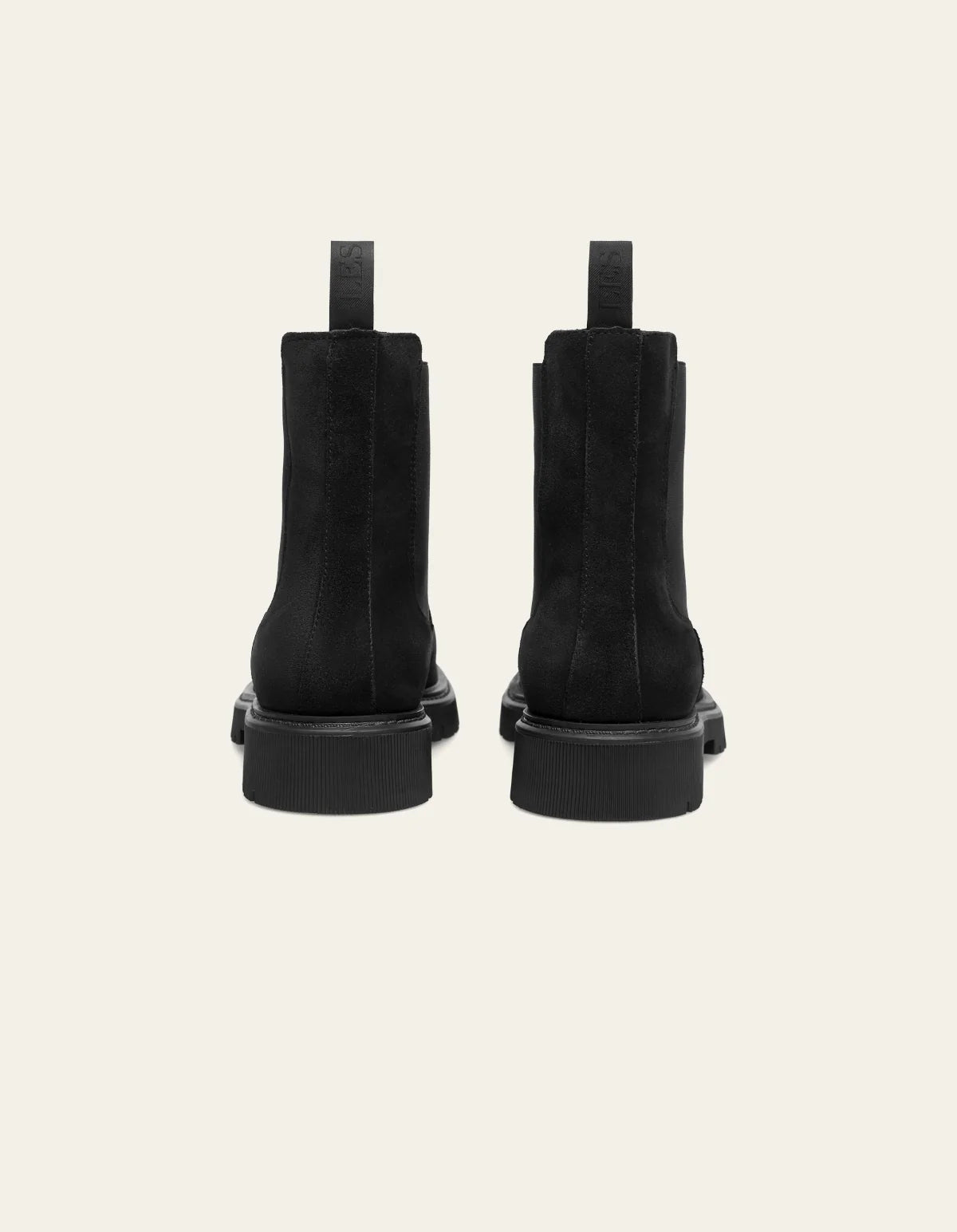 Les Deux Tatum Suede Chelsea Boot Black