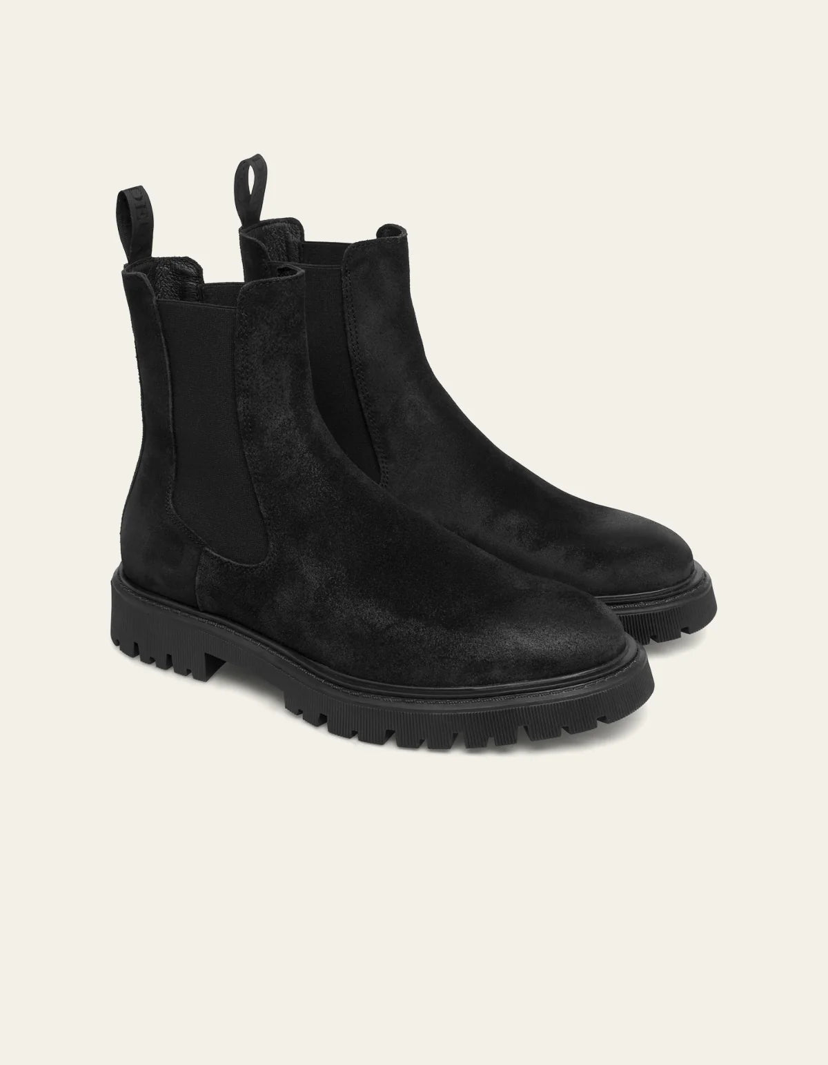 Les Deux Tatum Suede Chelsea Boot Black