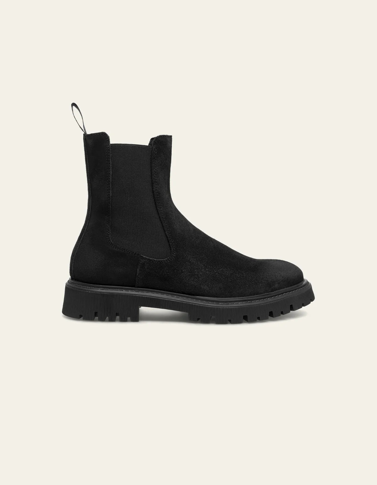 Les Deux Tatum Suede Chelsea Boot Black