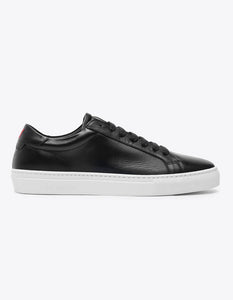 Les Deux Theodor Leather Sneaker Black/White