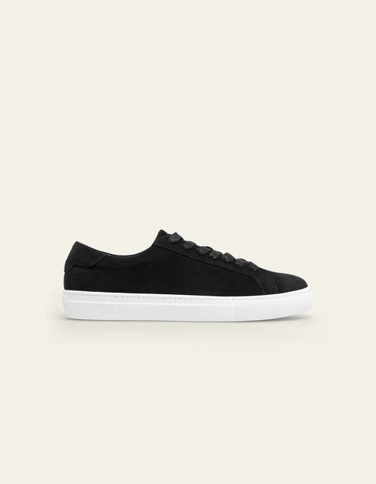 Les Deux Theodor Suede Sneaker Black