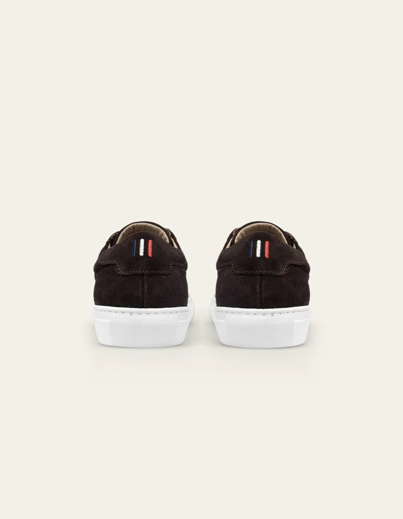 Les Deux Theodor Suede Sneaker Coffee Brown