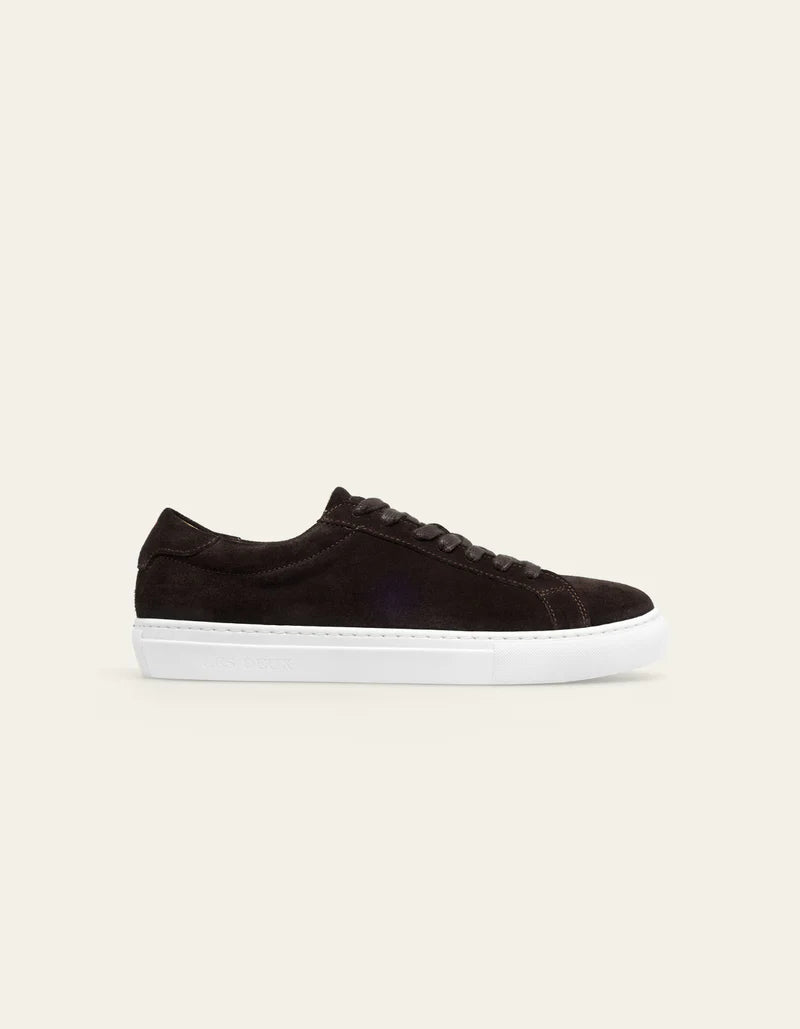 Les Deux Theodor Suede Sneaker Coffee Brown