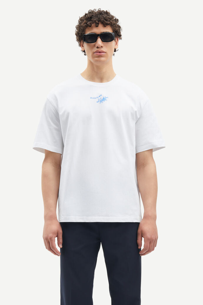 Samsøe Samsøe Sawind Uni T-shirt White Connected