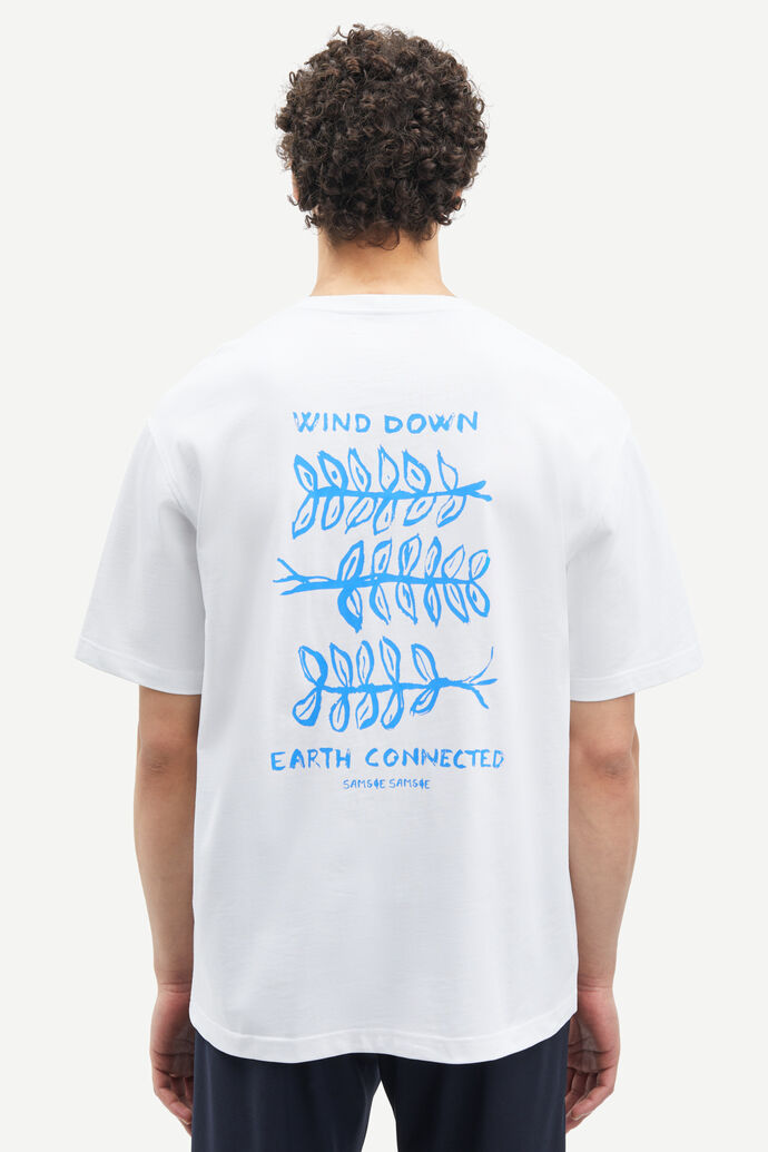 Samsøe Samsøe Sawind Uni T-shirt White Connected