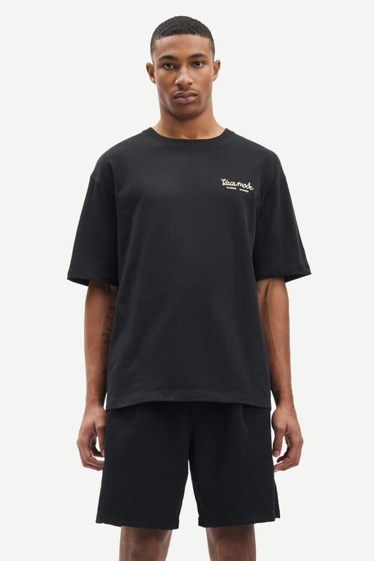 Samsøe Samsøe Savaca T-shirt Black Vaca