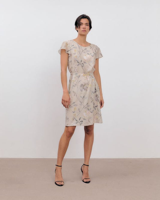 Ida Sjöstedt Nadia Dress Champagne Meadow - Mojo Independent Store