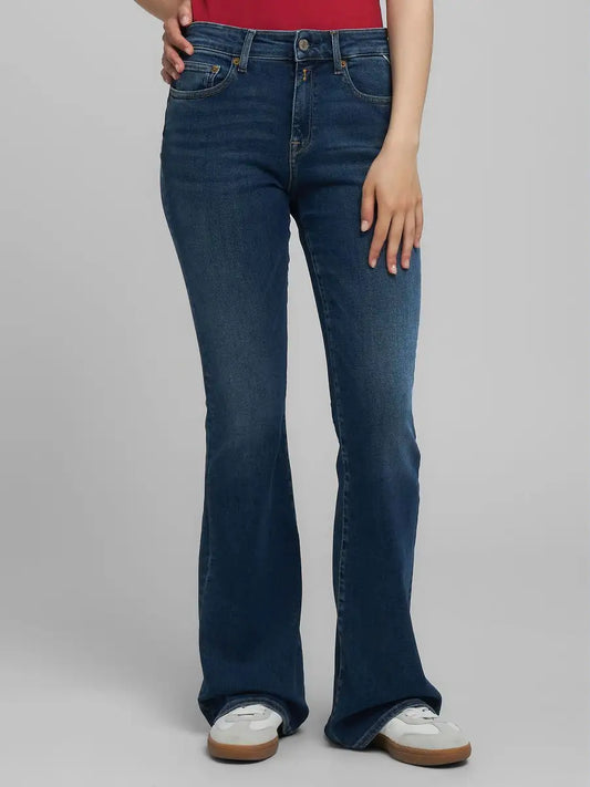 Replay Joella Flared Jeans Dark Blue