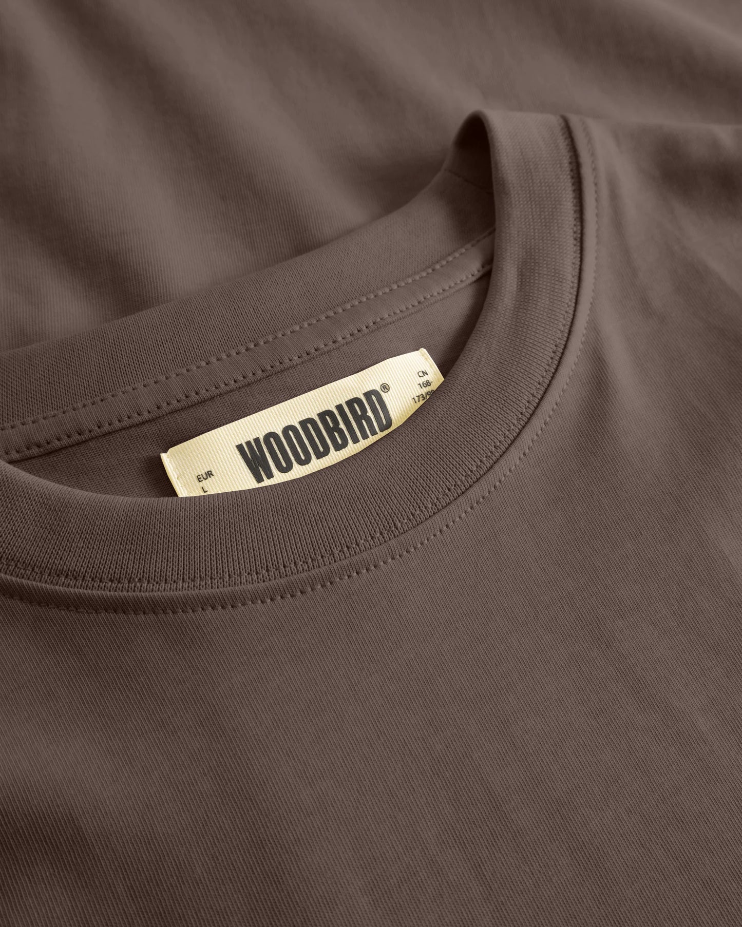 Woodbird Baine Base Tee Brown