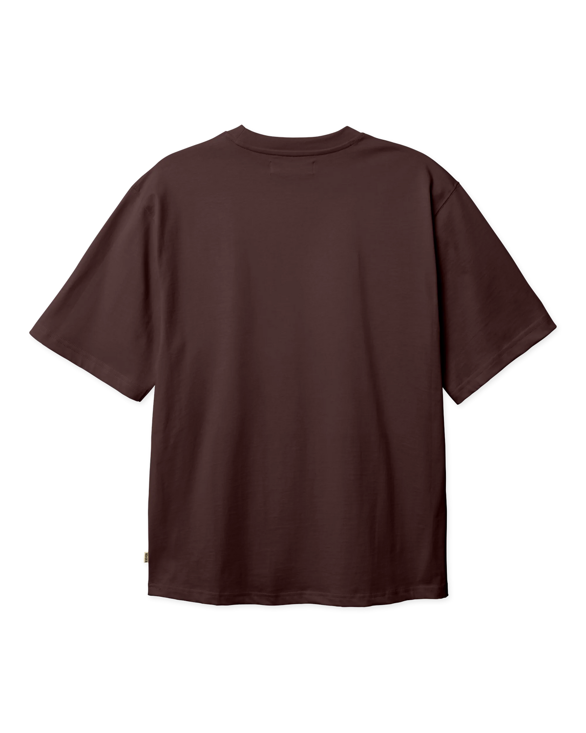 Woodbird Baine Base Tee Fudge Brown