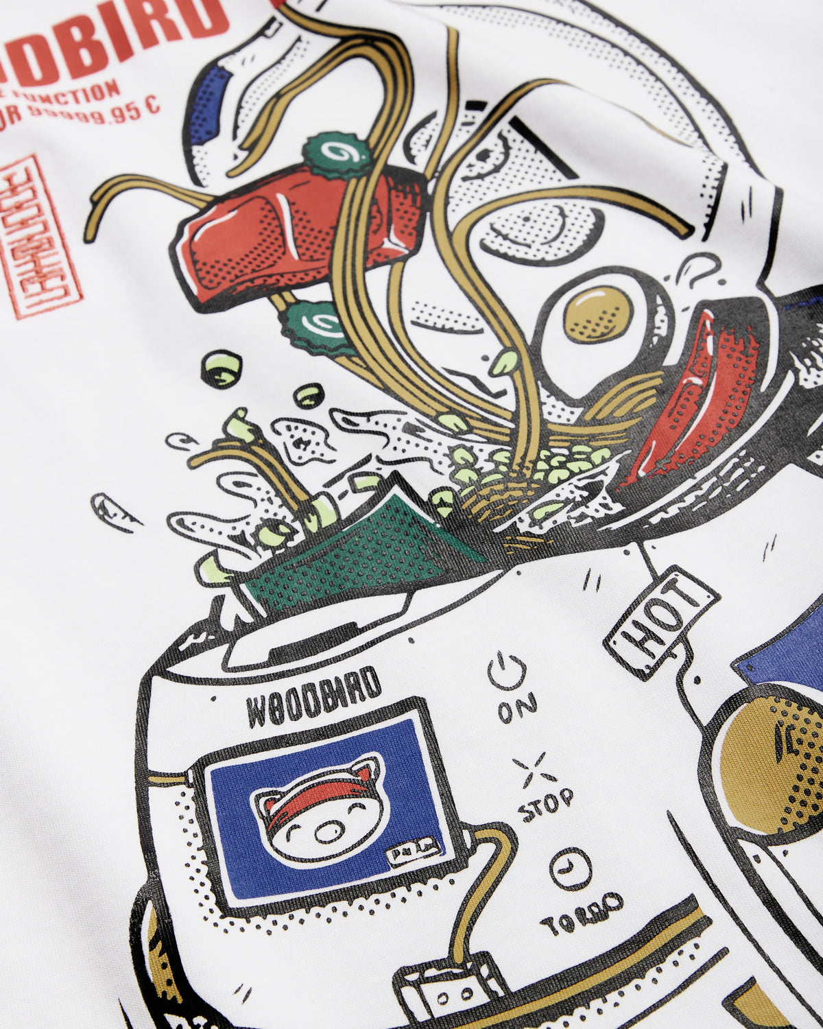Woodbird Baine Cook Tee White