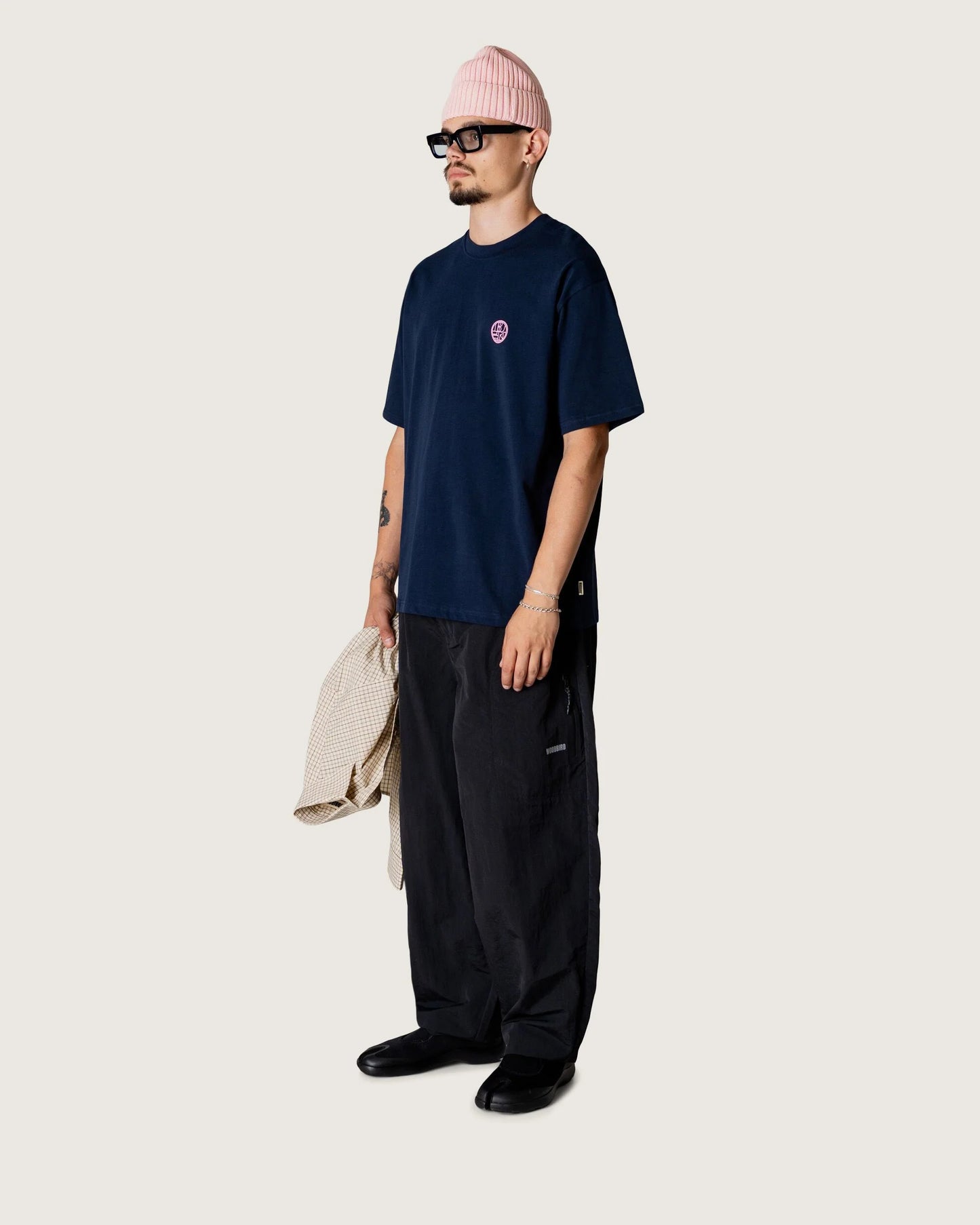 Woodbird  Baine Dim Sum Tee Dark Navy - Mojo Independent Store
