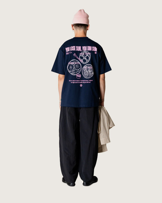 Woodbird  Baine Dim Sum Tee Dark Navy