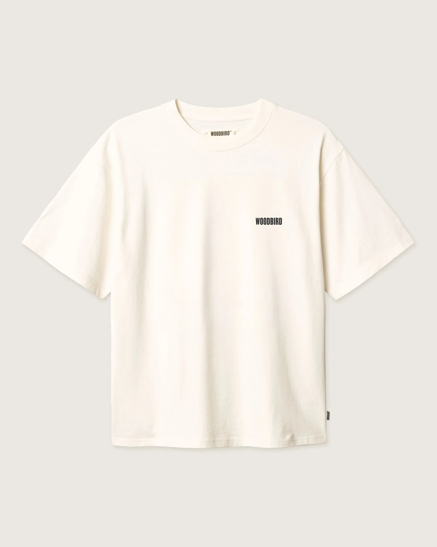 Woodbird Baine Founded Tee Off White