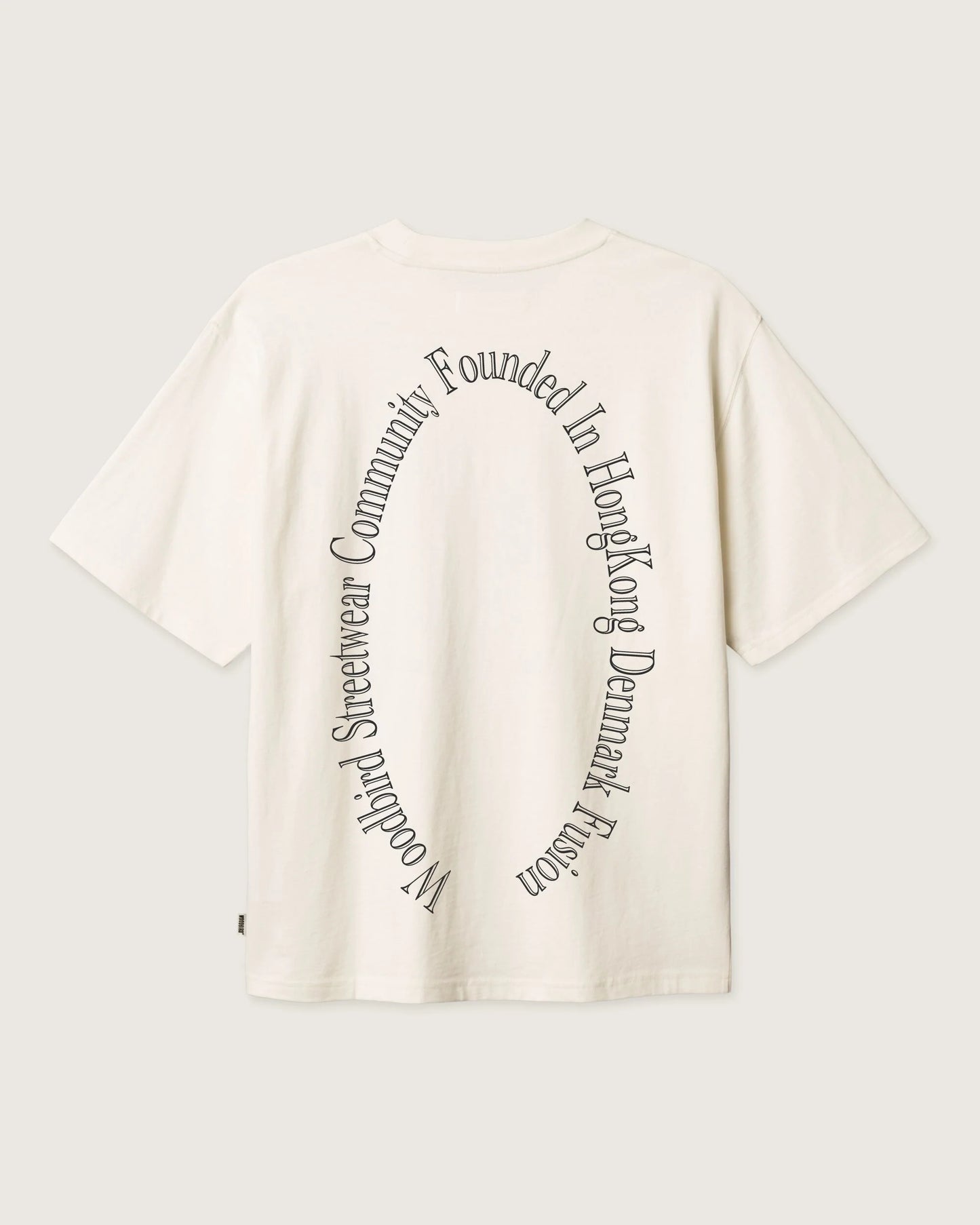 Woodbird Baine Founded Tee Off White